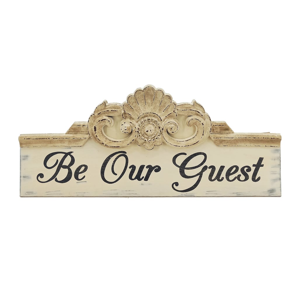 Be Our Guest Scroll Wall Sign By Ashland Michaels Be Our Guest Scroll Wall Sign By Ashland Michaels